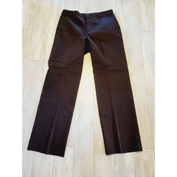 The‎ Limited 14 Slacks Pants Khaki Style Chocolate Brown Large Hong Kong Stretch - Picture 2 of 6